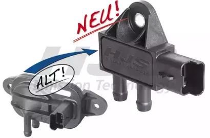 Датчик, давление выхлопных газов HJS купить